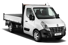 Car Hire Hyde - White 3.5 Tonne Folkestone Tipper Transit - Van hire Hyde